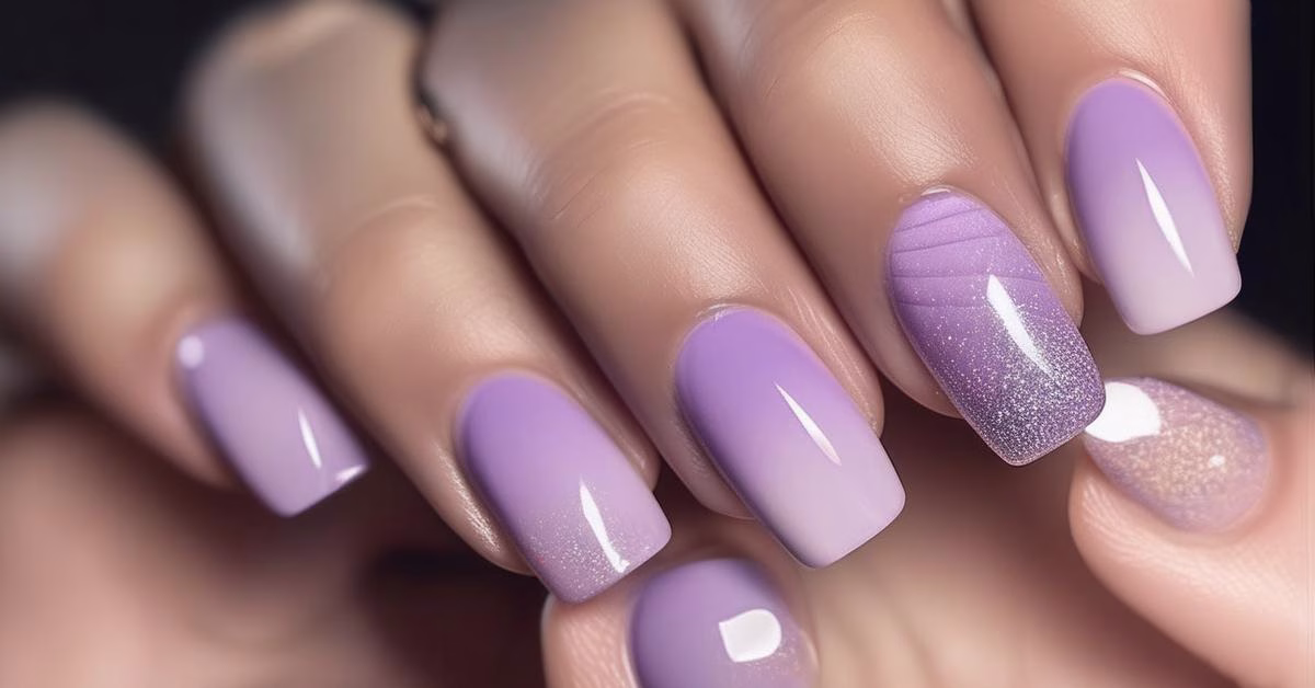 Paznokcie fioletowe jasne: Modny manicure i inspiracje 2024
